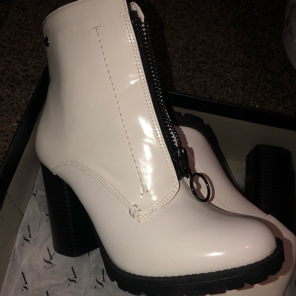 white booties